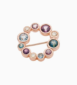 Confetti brooch