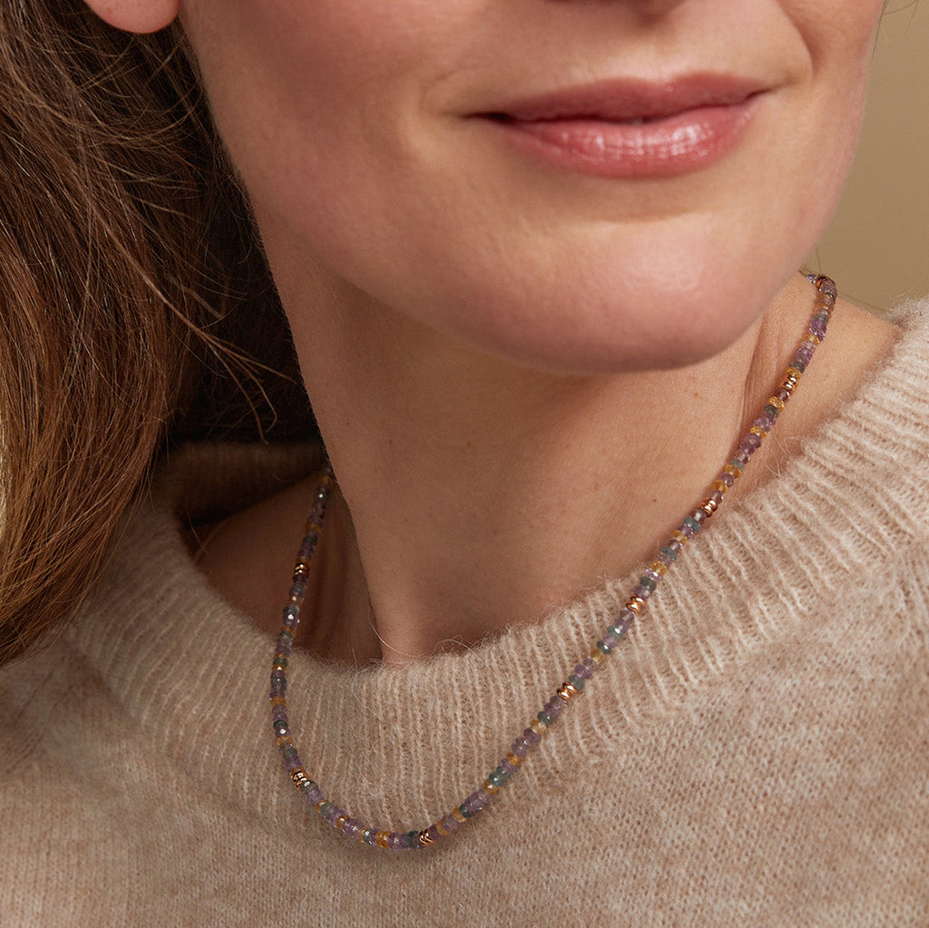 Gemstone necklace