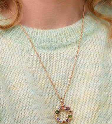 Confetti pendant & necklace