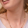 Gemstone necklace