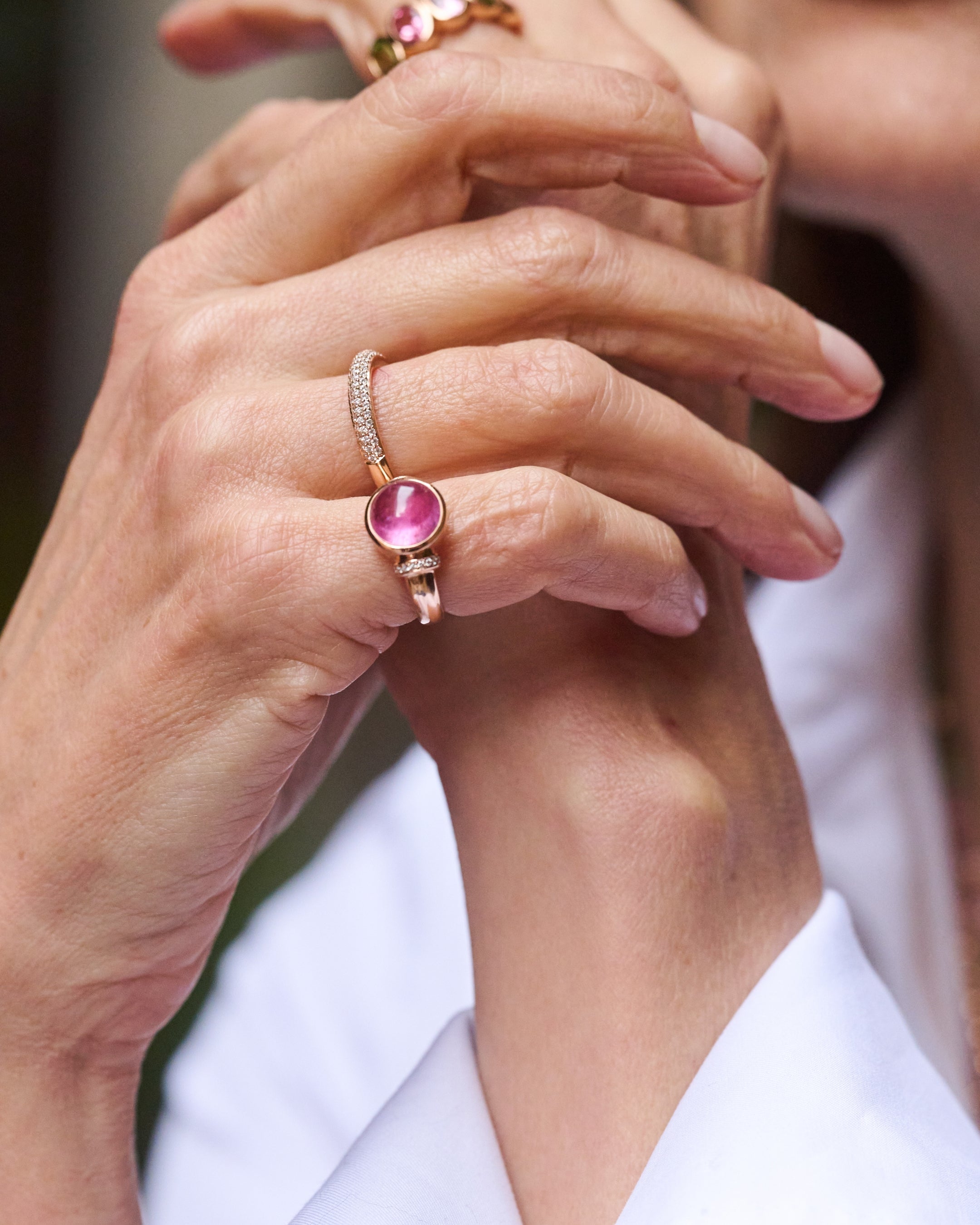 Pinky Ring Collection - Gemstones & 18kt Gold | Bron Jewelry