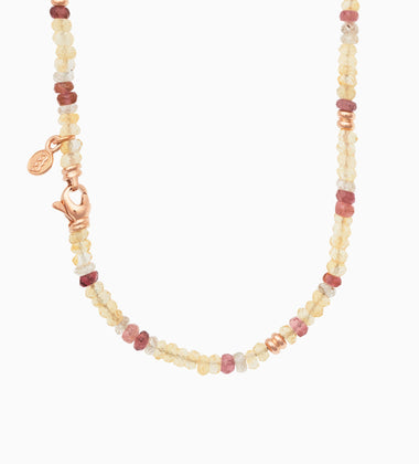 Gemstone necklace